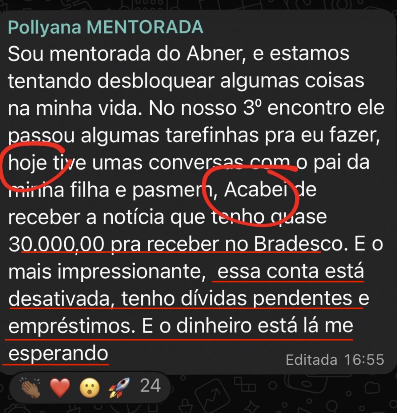 Depoimento de Pollyana